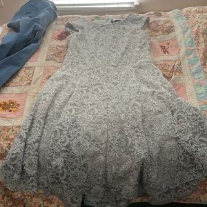 Gray gradient semi formal worn once